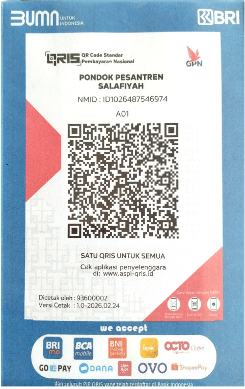 Scan QRIS Donasi Resmi